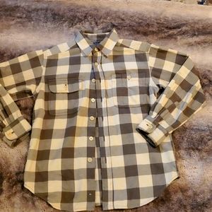 Boys Polo by Ralph Lauren Flannel Button Down